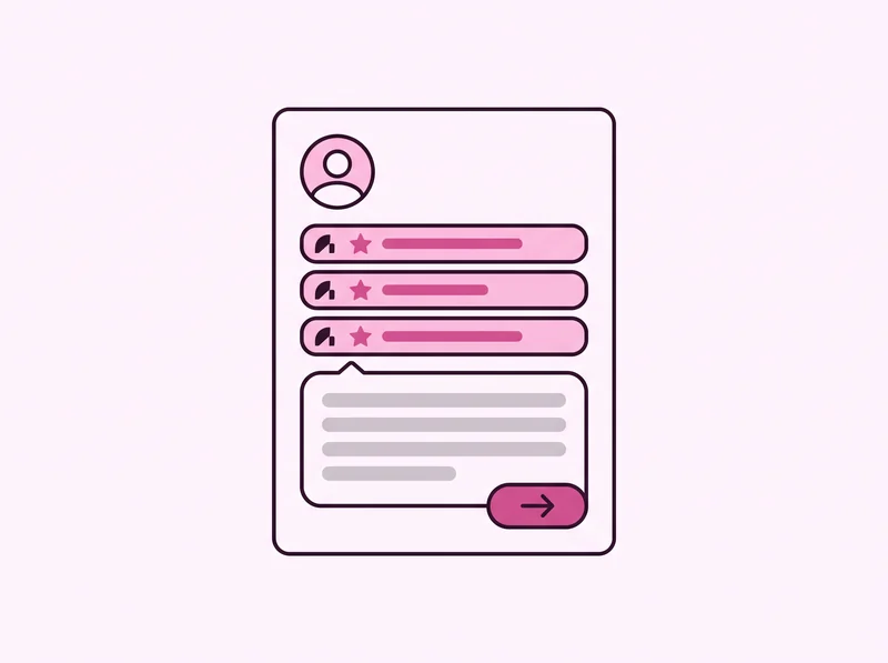The report an investor receives: recommended investors and a pre-written message with a send button